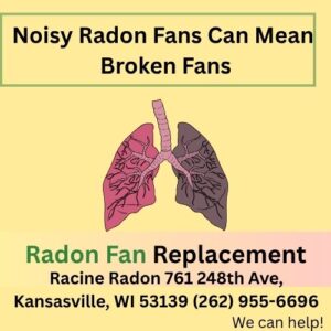 Radon Fan Replacement by Racine Radon 761 248th Ave, Kansasville, WI 53139 (262) 955-6696